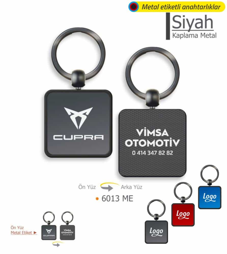 Promosyon Metal Anahtarlık (6013-ME) uygulama görseli