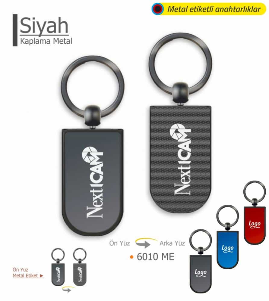 Promosyon Metal Anahtarlık (6010-ME) uygulama görseli