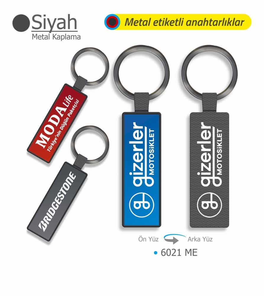 Promosyon Metal Anahtarlık (6021-ME) uygulama görseli