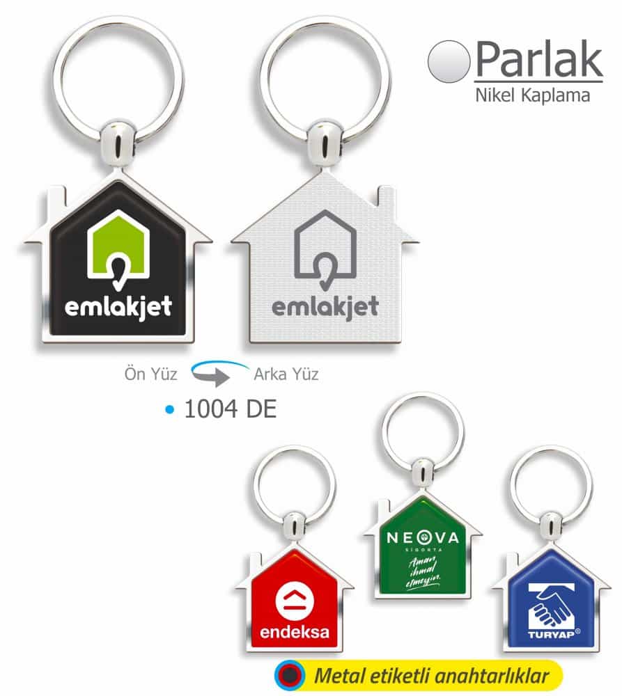 Promosyon Metal Anahtarlık (1004-DE) uygulama görseli