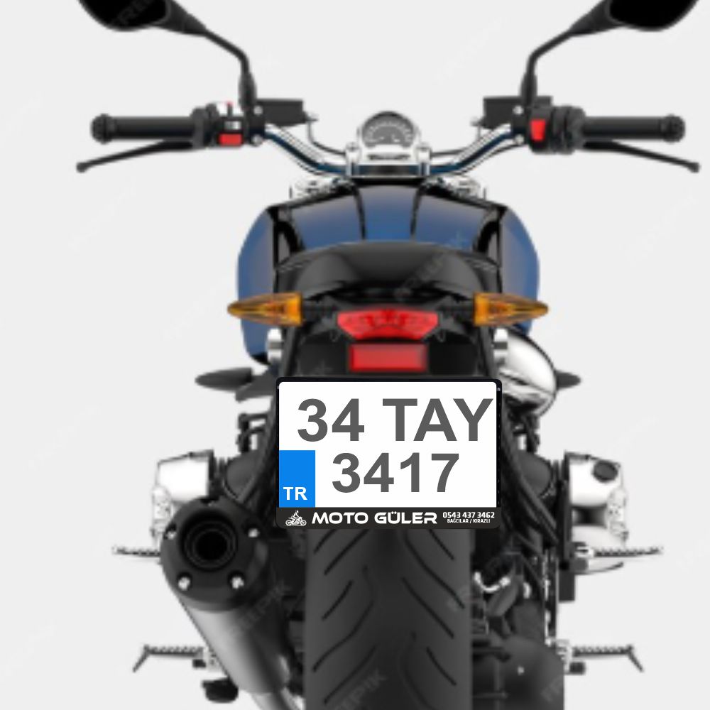 Motosiklet Plakalık uygulama görseli