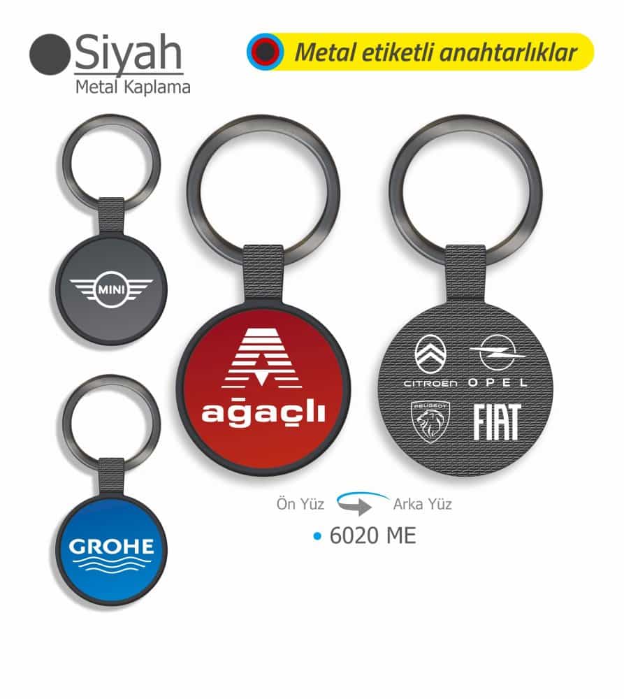 Promosyon Metal Anahtarlık (6020-ME) uygulama görseli