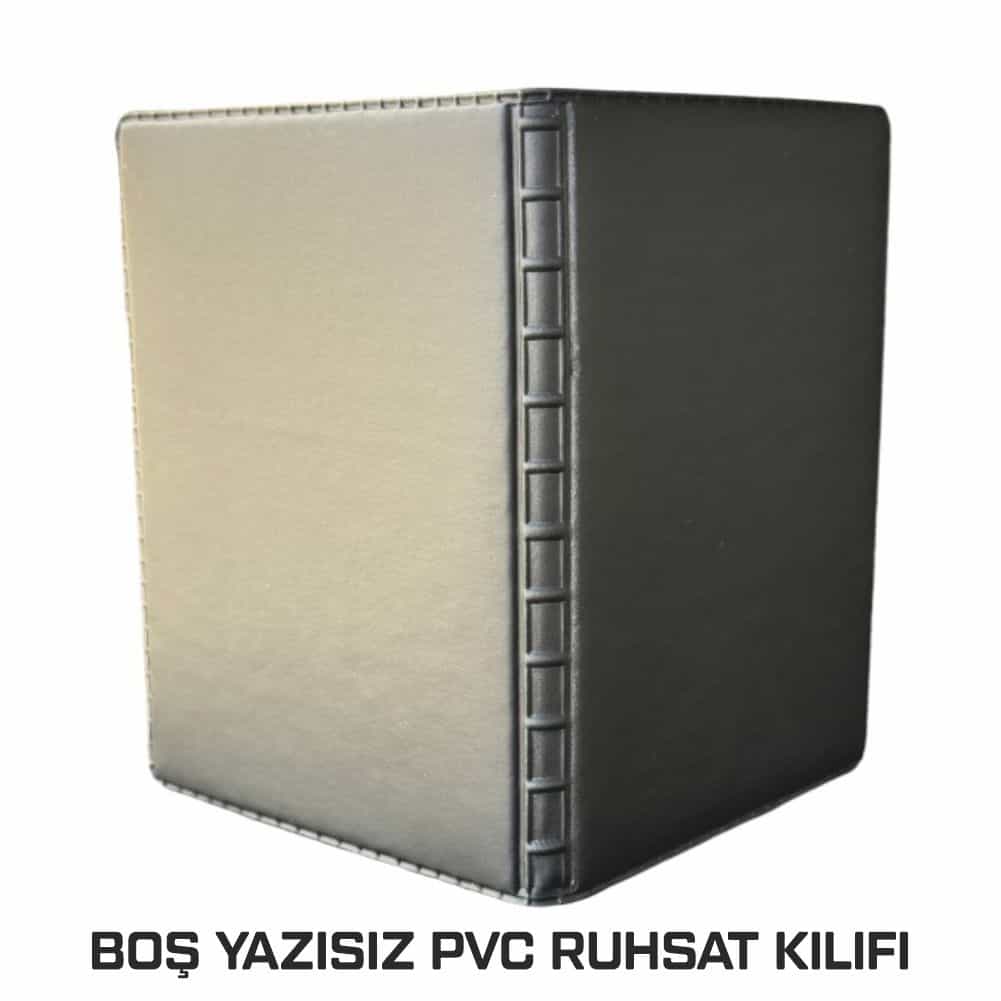 Oto Ruhsat Kılıfı PVC Yazısız Boş Siyah uygulama görseli