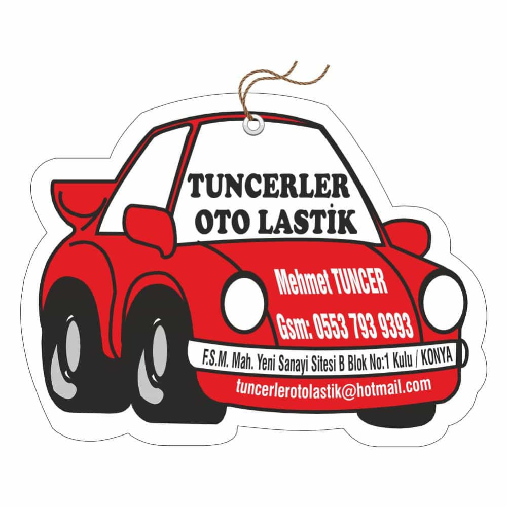 Promosyon İpli Oto Kokusu uygulama görseli